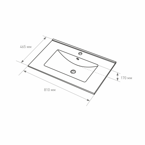 Раковина FLUMEN DESIGN Arno 81 см от магазина ЛесКонПром.ру