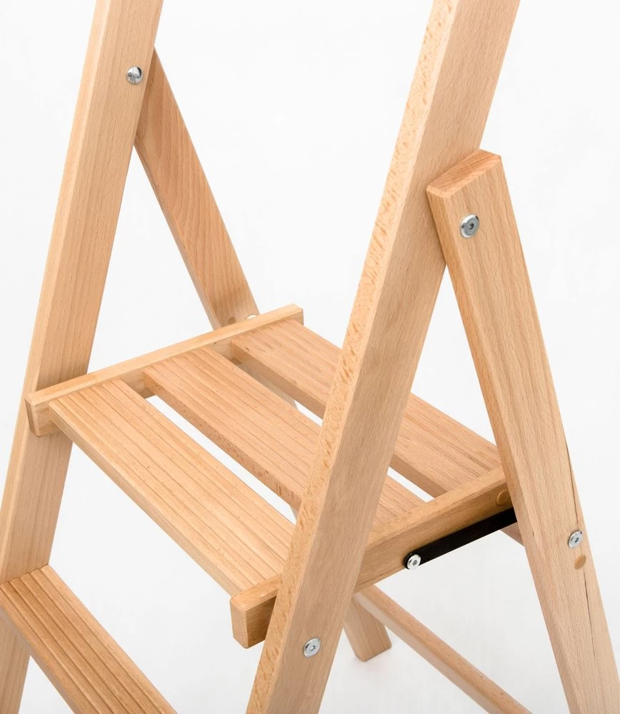 Стремянка деревянная Hoz-Block Батя 5 ступени Светлая (арт. СДБ-5С) от магазина ЛесКонПром.ру