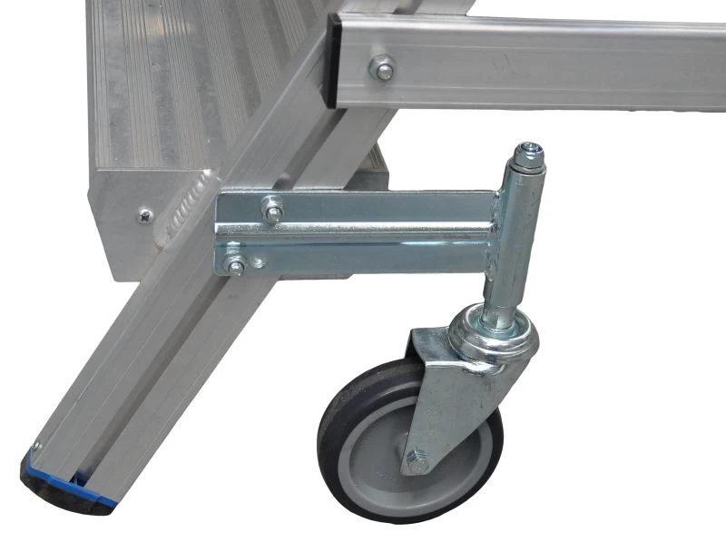 Двухсторонняя передвижная лестница с платформой STABILO 2Х6 ступеней KRAUSE арт.820266 от магазина ЛесКонПром.ру