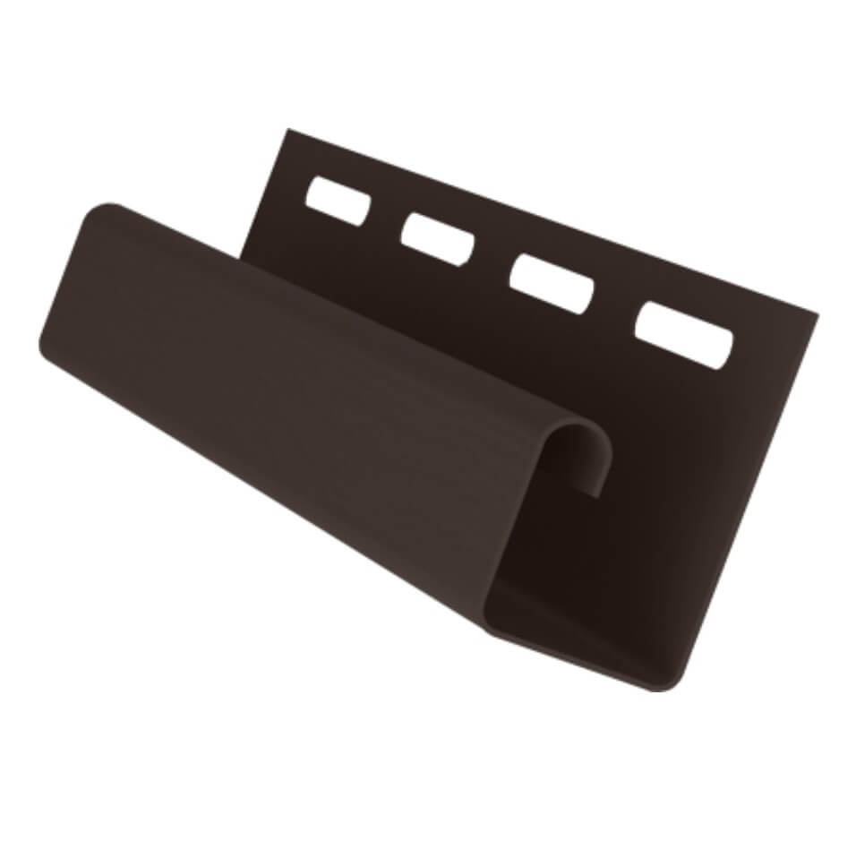 J-профиль Brauni 3000 мм, коричневый от магазина ЛесКонПром.ру