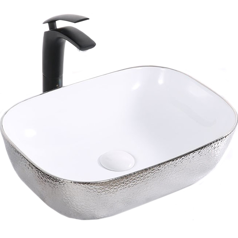 Раковина-чаша Mira 46 MR-4632WS Белая Серебро от магазина ЛесКонПром.ру