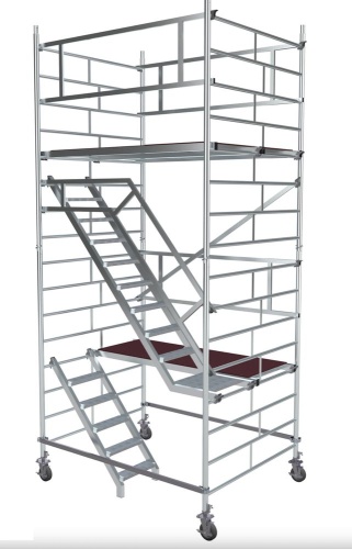 ВЫШКА МОДУЛЬНАЯ АЛЮМИНИЕВАЯ megal -BMA1400/5 С ЛЕСТНИЦЕЙ от магазина ЛесКонПром.ру