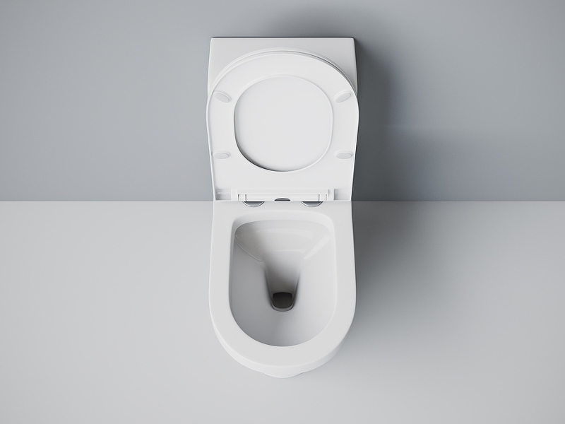 Унитаз моноблок Laguraty 8007A с сиденьем Микролифт от магазина ЛесКонПром.ру