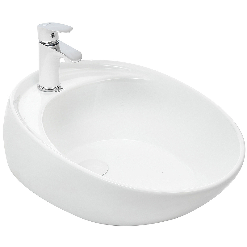 Раковина-чаша WeltWasser Elbach 1037 59 10000004582 Белый глянец от магазина ЛесКонПром.ру