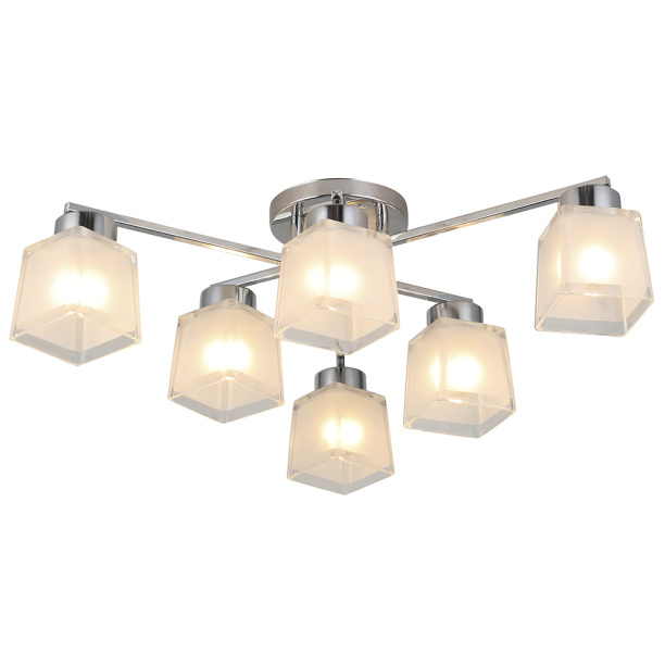 Люстра потолочная Schaffner Чоза 6х60 Вт Е27 от магазина ЛесКонПром.ру