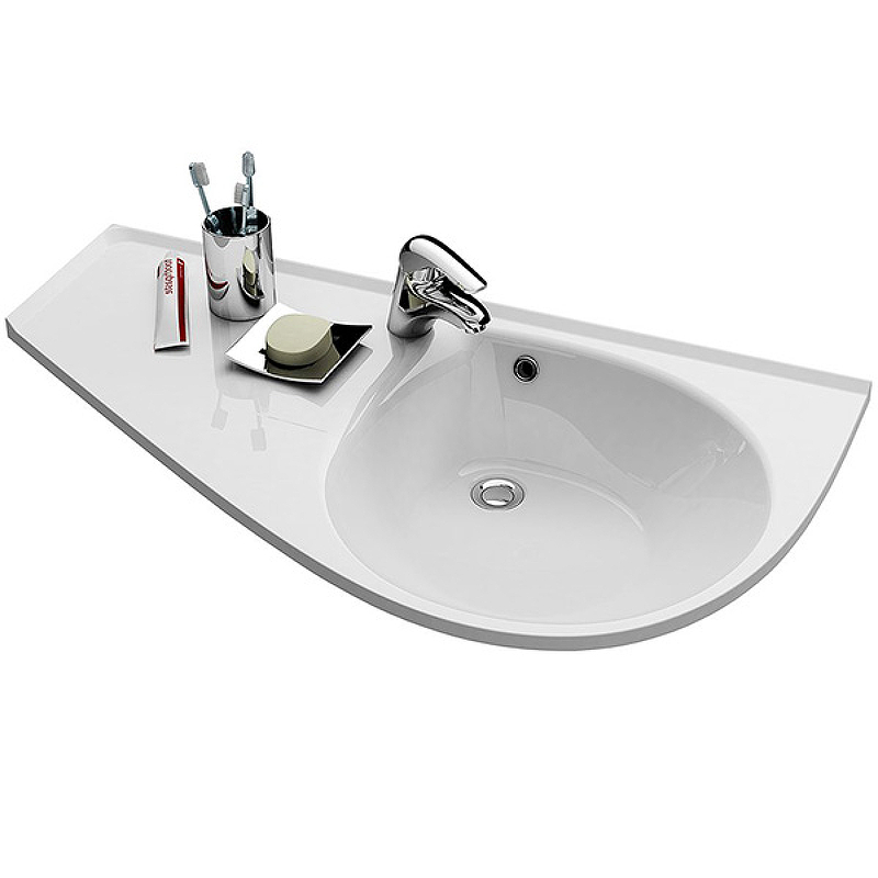 Раковина Ravak Avocado 85 L XJ1L1100000 Белая от магазина ЛесКонПром.ру