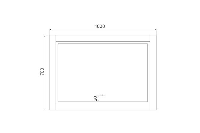 Зеркало с подсветкой IDDIS Oxford 80534421 от магазина ЛесКонПром.ру