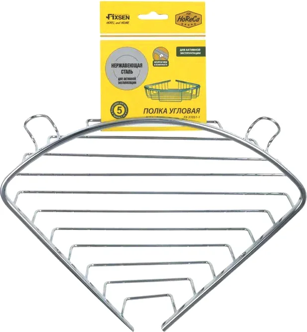 Полка Fixsen Hotel FX-31051-1 угловая, хром от магазина ЛесКонПром.ру