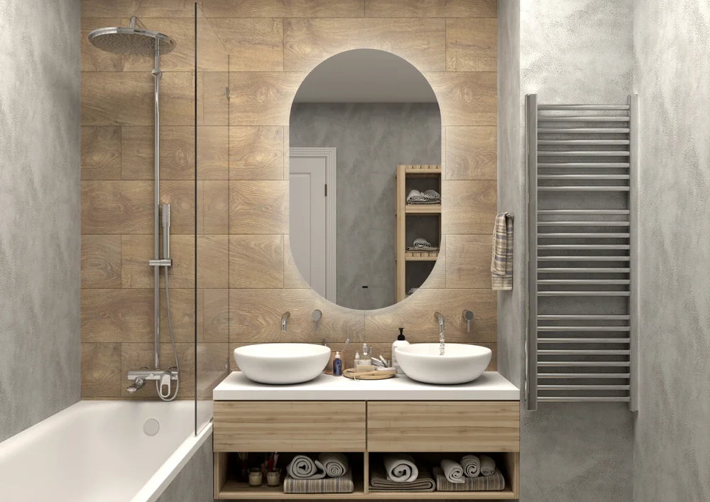 Зеркало DIWO Углич 70 с подсветкой от магазина ЛесКонПром.ру