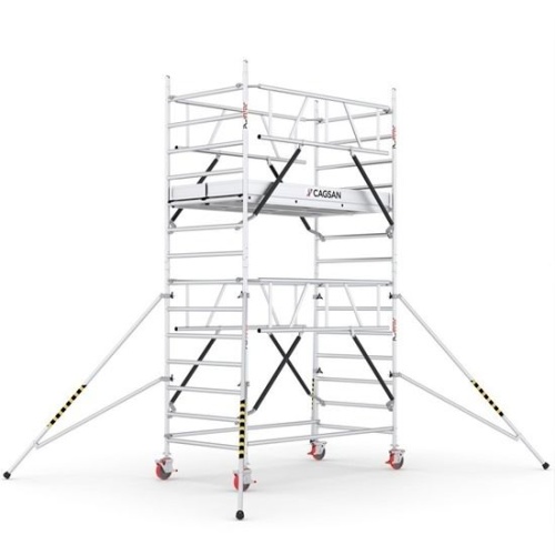 Вышка-тура алюминиевая CAGSAN  ProTUBE 120Х240, рабочая высота 5м20см(LN320_(240) от магазина ЛесКонПром.ру