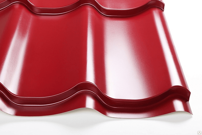 Металлочерепица Металл Профиль Супермонтеррей 1190 0,5 NormanMP RAL 3005 от магазина ЛесКонПром.ру