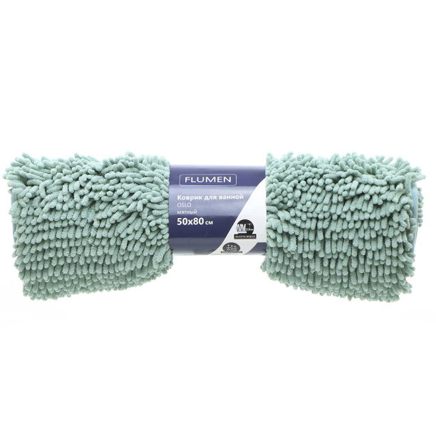 Коврик для ванной FLUMEN Oslo 50х80 см мятный от магазина ЛесКонПром.ру