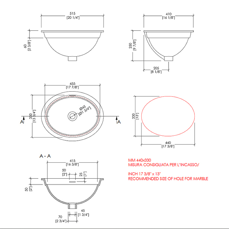 Раковина Devon&Devon Rose 51 IBLROSE/ST Белая от магазина ЛесКонПром.ру