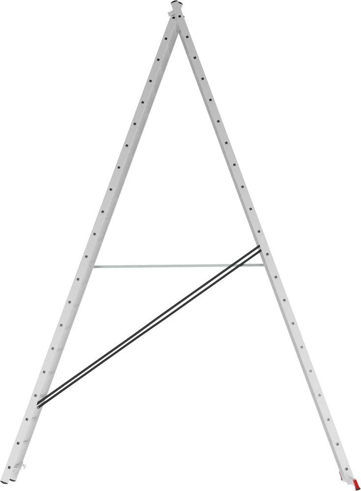 Лестница алюминиевая двухсекционная полупрофессиональная Новая Высота 2x21 арт. 2220221 от магазина ЛесКонПром.ру