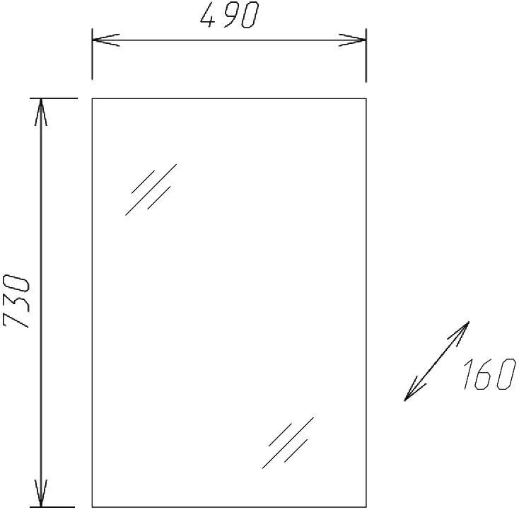 Зеркало-шкаф Onika Венеция 50.00 У от магазина ЛесКонПром.ру