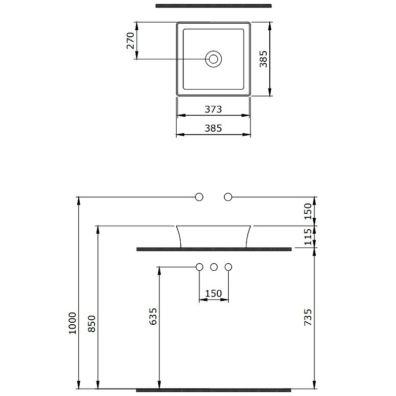 Раковина-чаша Berges Ego SL 38 181010 Белая глянцевая от магазина ЛесКонПром.ру