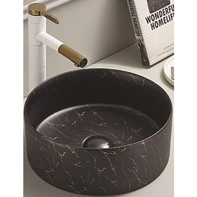 Раковина-чаша CeramaLux 35 C1114 Черная от магазина ЛесКонПром.ру