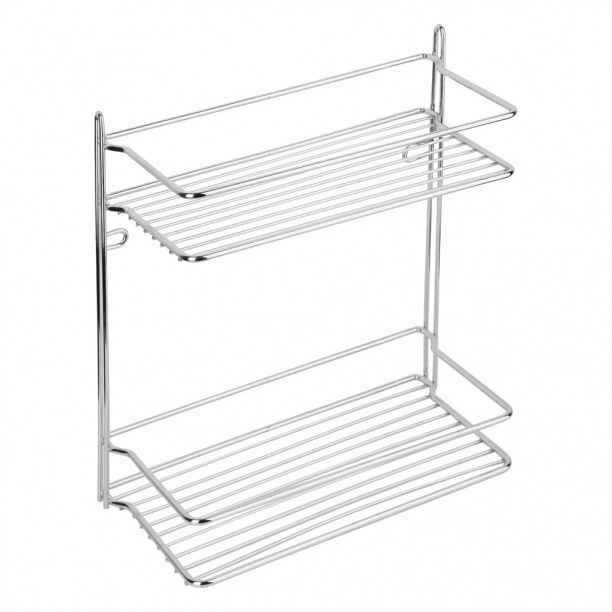 Полка сетчатая Fora Atemia 2-ярусная прямая от магазина ЛесКонПром.ру