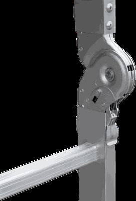 Алюминиевая четырехсекционная лестница-трансформер 400 мм NV1322 НОВАЯ ВЫСОТА 2Х4+2Х5 арт.1322245 от магазина ЛесКонПром.ру