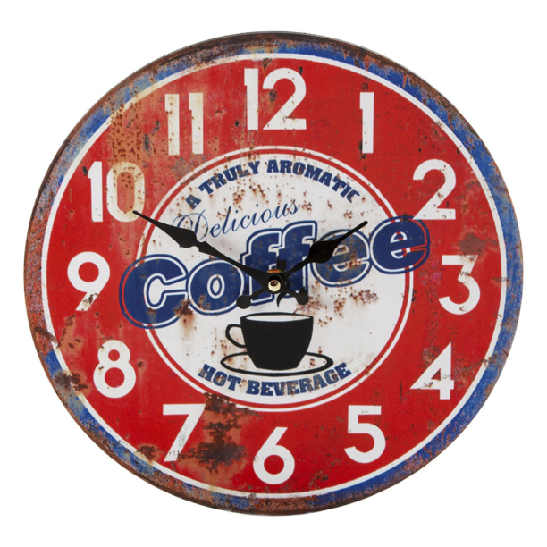 Часы настенные Coffee d30 см от магазина ЛесКонПром.ру