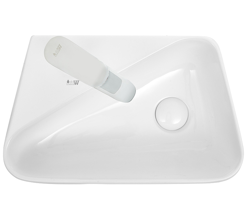 Раковина WeltWasser Aisbach 5096 L 46 10000004599 Белый глянец от магазина ЛесКонПром.ру