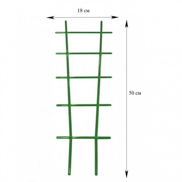 Опора для комнатных растений зеленая от магазина ЛесКонПром.ру