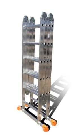 Лестница трансформер алюминиевая 2Х5+2Х6 ПРОСТОР Эйфель от магазина ЛесКонПром.ру