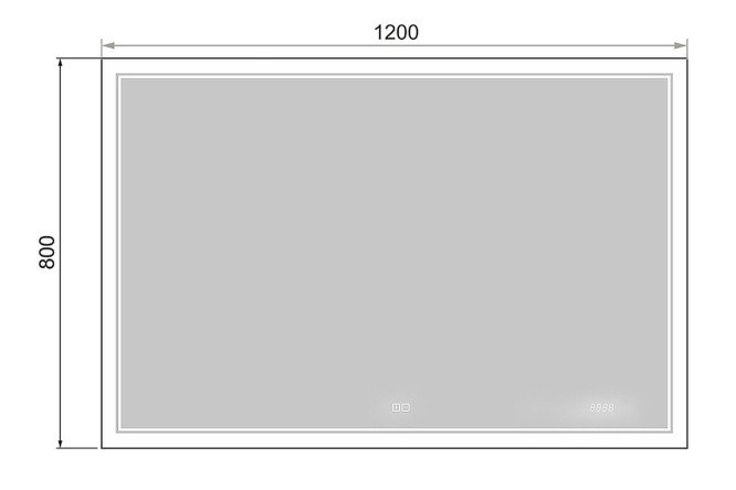 Зеркало Glass 80512835 от магазина ЛесКонПром.ру
