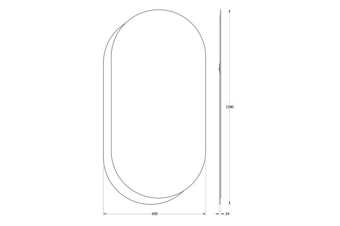 Зеркало EVOFORM Double 80545619 от магазина ЛесКонПром.ру