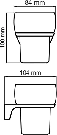 Стакан Wasserkraft Aisch K-5928 от магазина ЛесКонПром.ру
