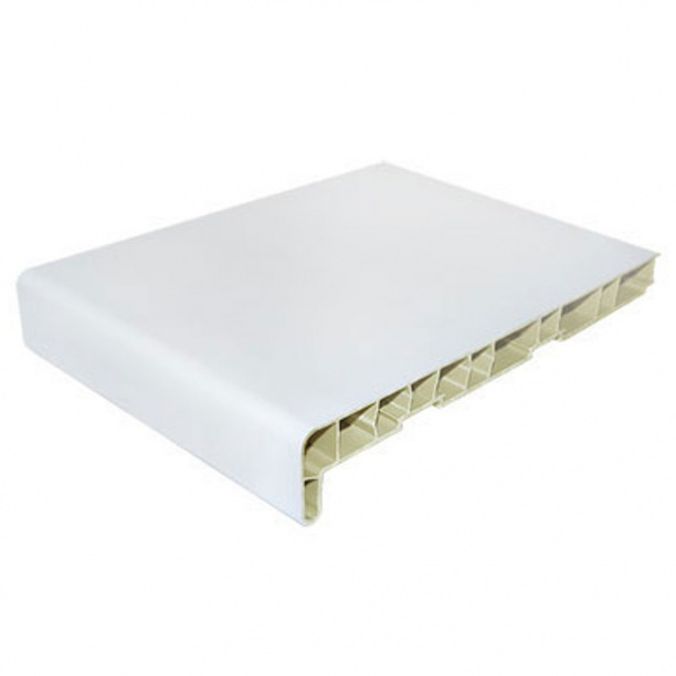 Подоконник ПВХ белый 400х1500 мм от магазина ЛесКонПром.ру