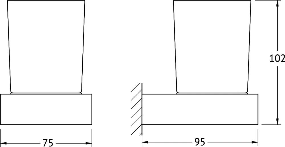 Стакан Artwelle Regen 8321 от магазина ЛесКонПром.ру