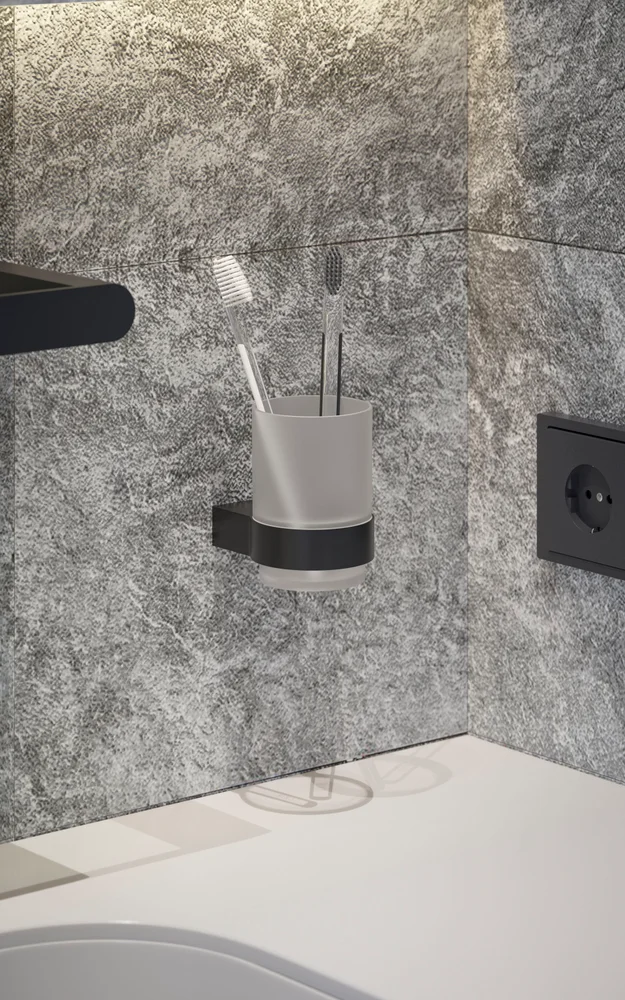 Стакан Artwelle Schwarz 7721 черный от магазина ЛесКонПром.ру