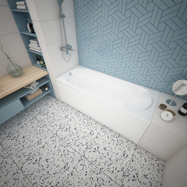 Акриловая ванна FLUMEN Inn 150х70 см от магазина ЛесКонПром.ру