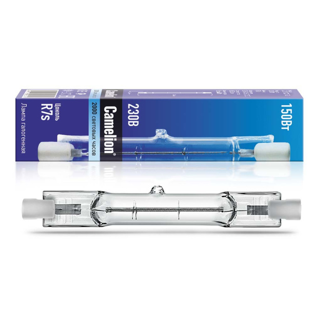 Галогенная лампа Camelion 150Вт 78 мм R7s от магазина ЛесКонПром.ру