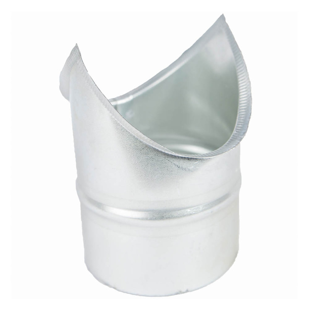 Врезка оцинкованная d100х100 мм от магазина ЛесКонПром.ру