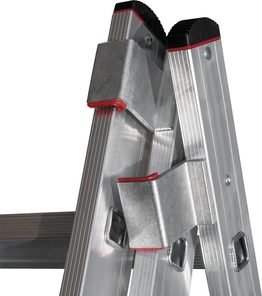 Лестница алюминиевая трехсекционная профессиональная Новая Высота 3x9 арт. 3230309 от магазина ЛесКонПром.ру