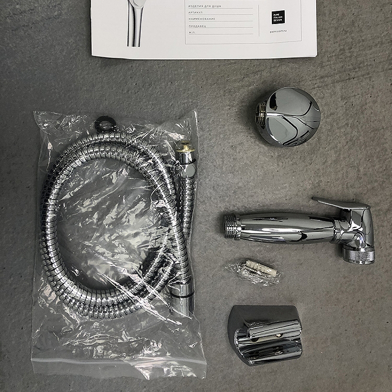 Гигиенический душ Paini Aria 53CR174KIT Хром от магазина ЛесКонПром.ру