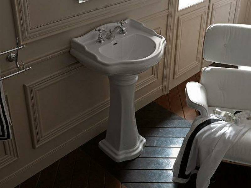 Раковина Kerasan Retro 55 104501*3 Белая от магазина ЛесКонПром.ру