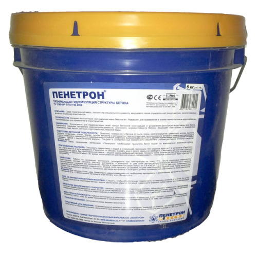 Гидроизоляция проникающая