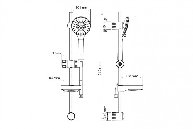 Душевой комплект WasserKRAFT 80382177 от магазина ЛесКонПром.ру