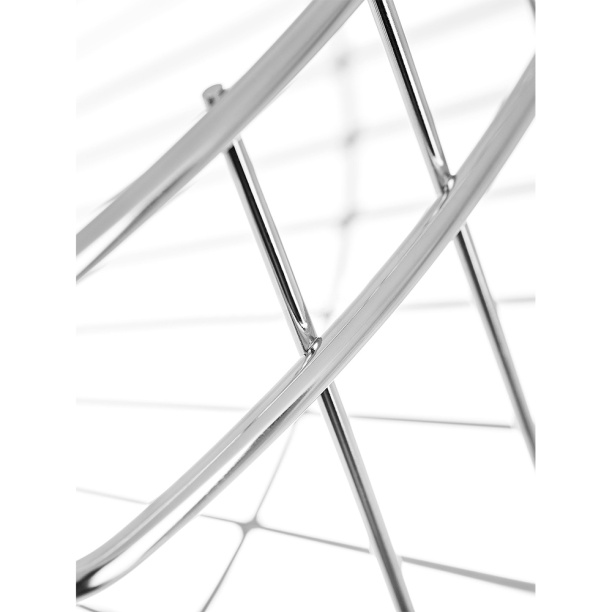 Полка сетчатая ЧМЗ Кашалот 1-ярусная угловая хром от магазина ЛесКонПром.ру