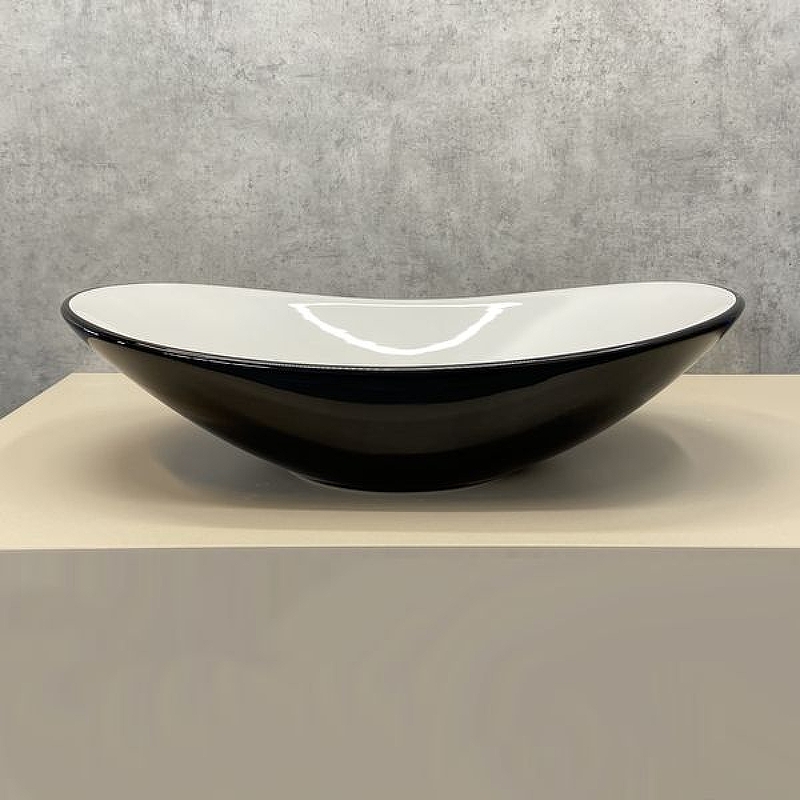 Раковина-чаша Comforty 62 7811ABW 00004139811 Черная Белая от магазина ЛесКонПром.ру