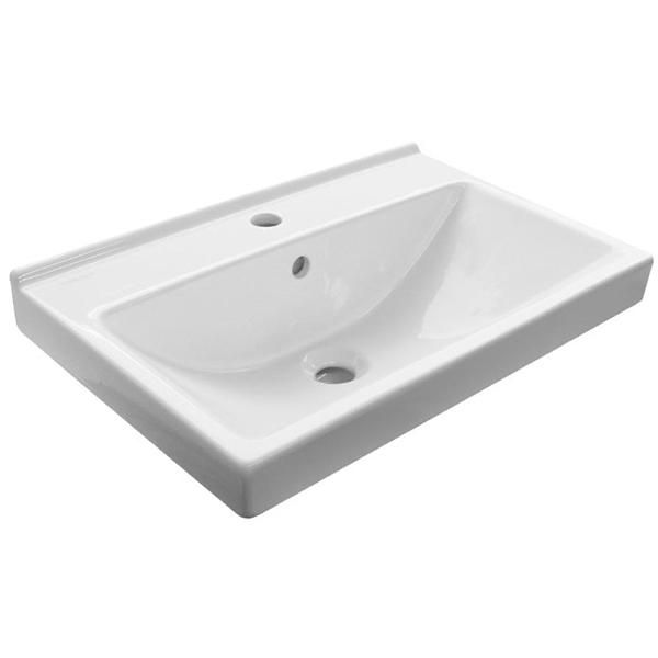 Раковина Sanita Luxe Fest 60 FST60SLWB01 Белая от магазина ЛесКонПром.ру