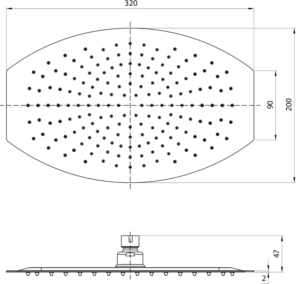 Верхний душ Lemark LM9485S от магазина ЛесКонПром.ру
