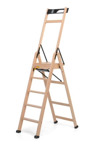 Стремянка Foppapedretti LaScala 5 ступеней Натуральный от магазина ЛесКонПром.ру