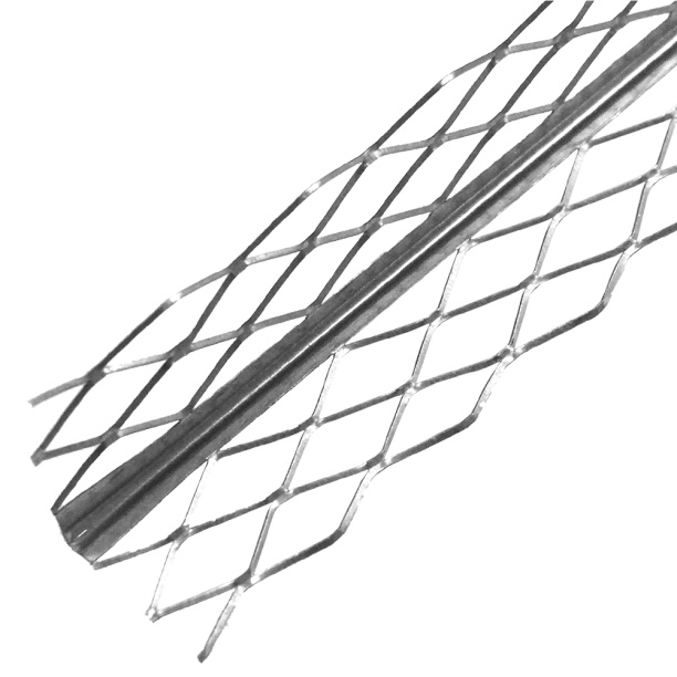 Уголок штукатурный с металлической сеткой 3000 мм от магазина ЛесКонПром.ру