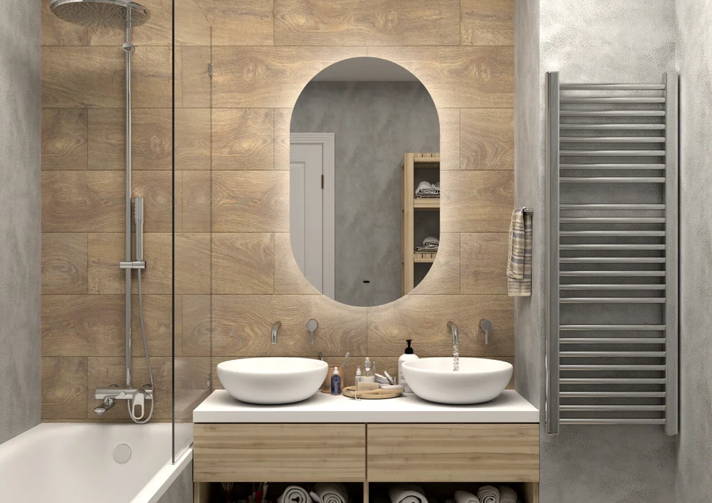 Зеркало DIWO Углич 60 с подсветкой от магазина ЛесКонПром.ру