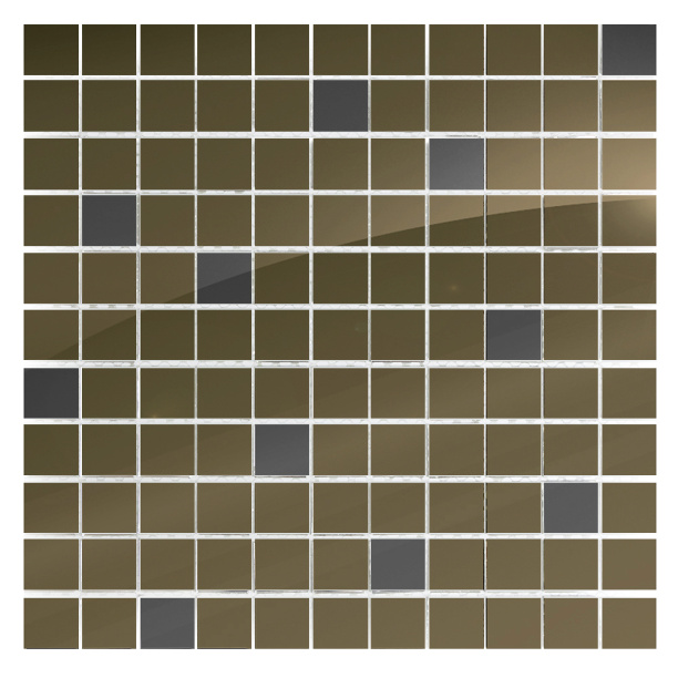 Мозаика Бронза/графит Б90Г10 зеркало 30х30х0,4 см от магазина ЛесКонПром.ру