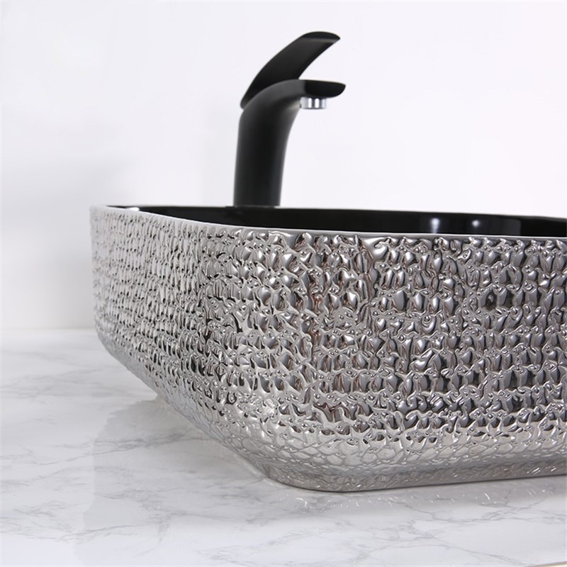 Раковина-чаша Mira 39 MR-3939BS Черная Серебро от магазина ЛесКонПром.ру